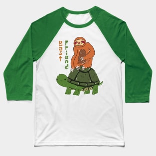 Sloth and Turtle Baseball T-Shirt